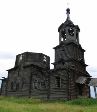 Церковь преп. Прокопия Устюжского в пос. Нючпас.