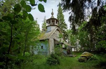 Часовня Святителя Николая Чудотворца Мирликийского и Илии Пророка в д. Чуйнаволок (Сямозеро)