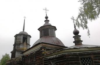 Храм святителя Николая Чудотворца в дер. Вездино Республика Коми
