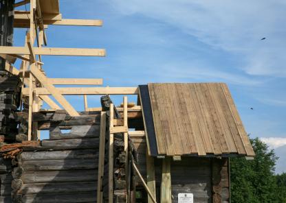 Экспедиция "Красная Сельга 2017". Часовня Казанской иконы Божией Матери (1780 г.). Республика Карелия, Медвежьегорский район, д. Красная Сельга