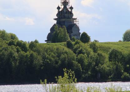 Экспедиция "Подпорожье-2" 2018 г., Храм Владимирской иконы Божией Матери (1757 г.), Архангельская область, Онежский район, ур. Подпорожье