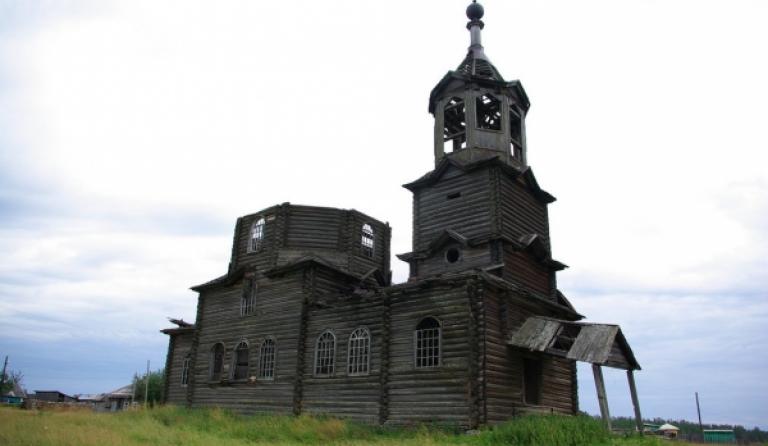 Церковь преп. Прокопия Устюжского в пос. Нючпас.